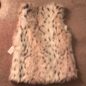 Faux fur vest